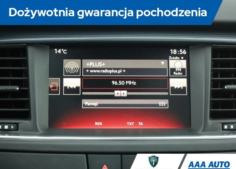 Peugeot 508 cena 58000 przebieg: 71167, rok produkcji 2017 z Świdwin małe 211